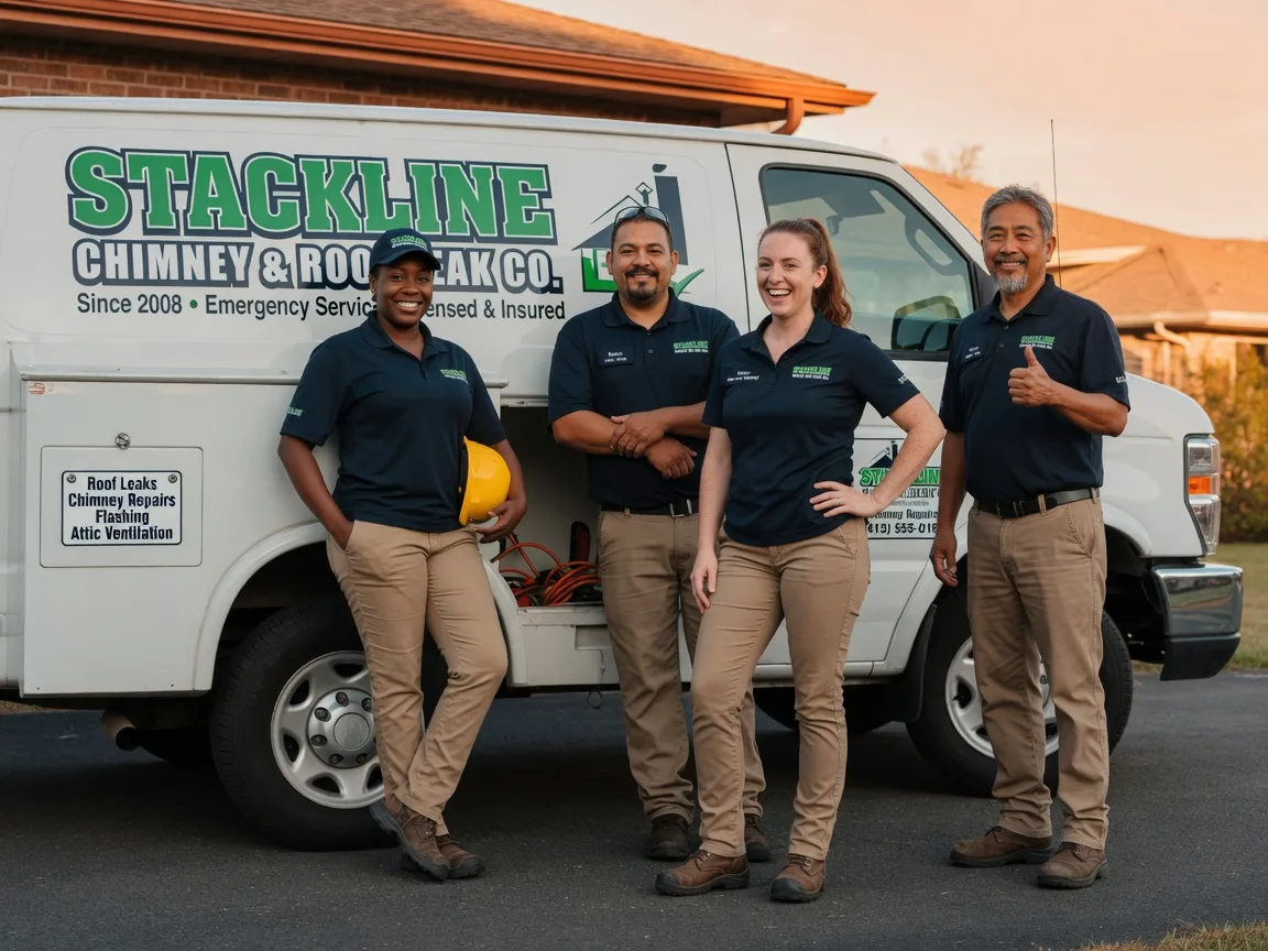 Chimney flashing repair company in Fairview, NC